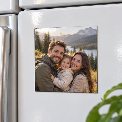 Magnet personnalisé – Photo, prénom ou motif – Laminé à froid