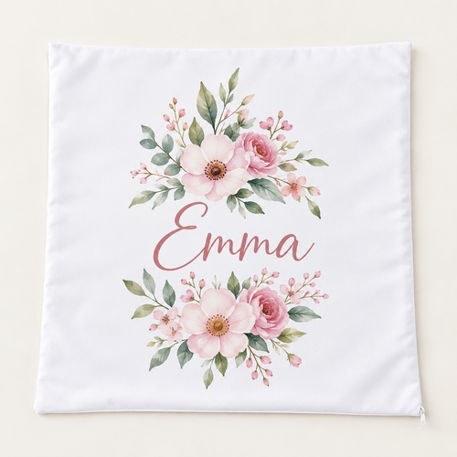 Housse de coussin personnalisée recto verso – 40 × 40 cm