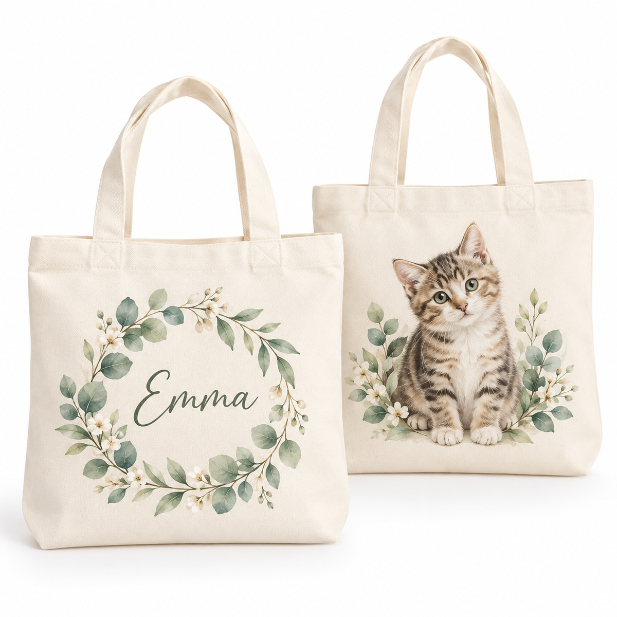 Sac personnalisé recto verso – 30 × 25 cm