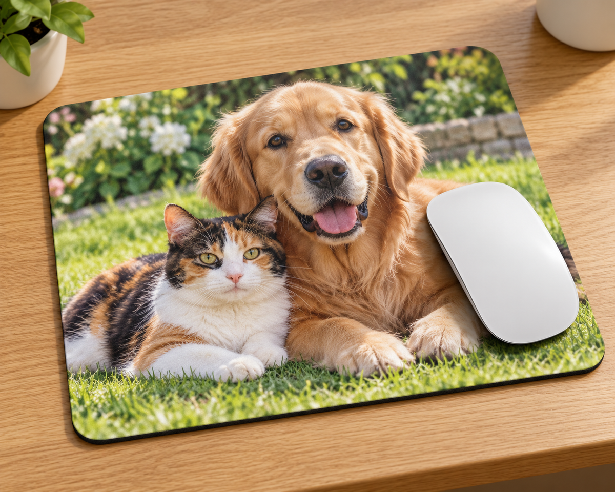 Tapis de souris personnalisé – 20 × 25 cm