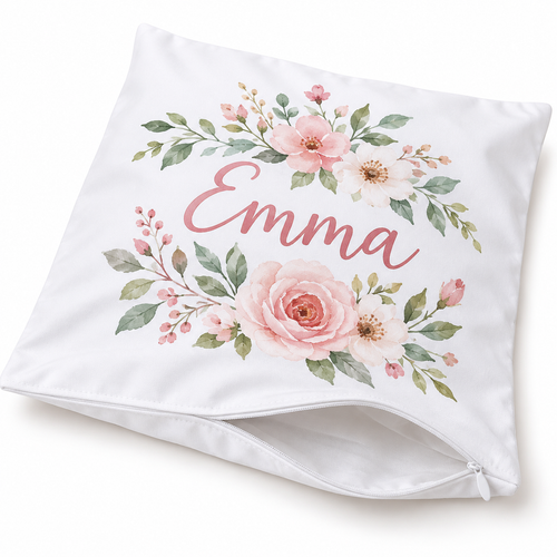 Housse de coussin personnalisée recto verso – 40 × 40 cm