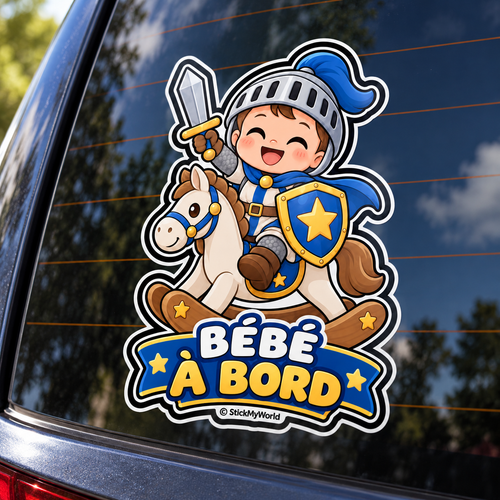 Bébé à bord – Petit chevalier
