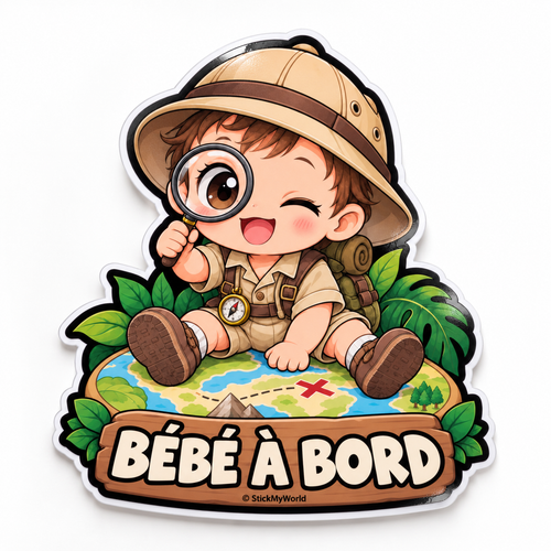 Bébé à bord – Petit explorateur