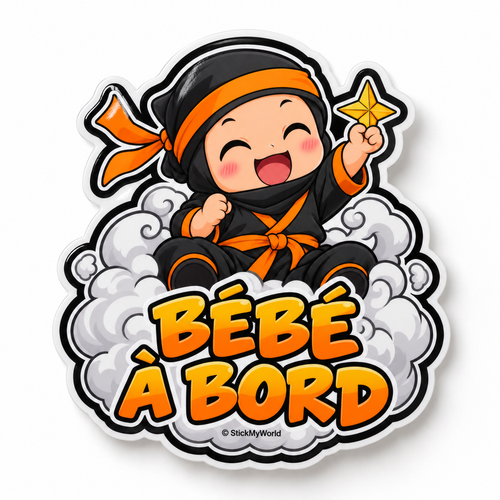 Bébé à bord – Petit ninja