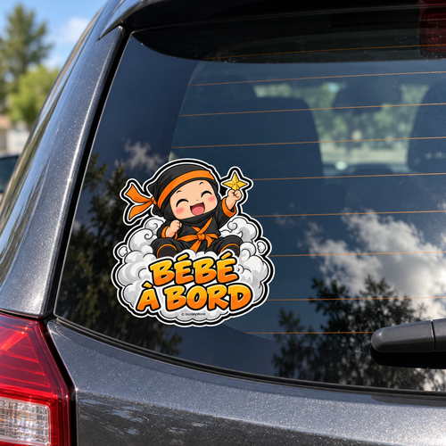 Bébé à bord – Petit ninja
