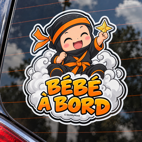 Bébé à bord – Petit ninja